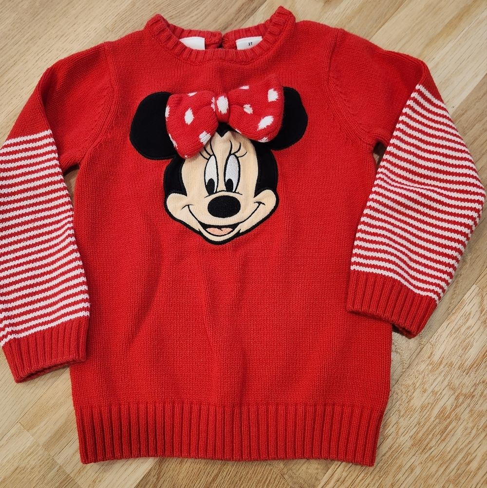 Disney Red Knit Sweater for Toddlers